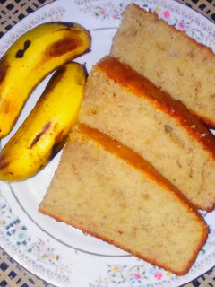 A picture of Banana tea cake.
