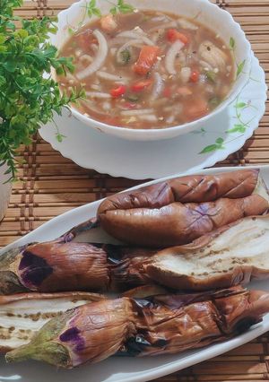 Gambar Terung Bakar Air Asam
