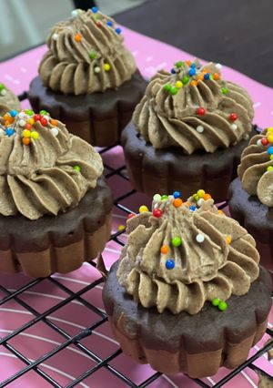 Una foto de Mini Cupcakes de chocolate en Máquina Blanik