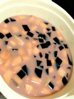 Foto resep Es campur RED MELON, CINCAU HITAM, KOLANG KALING (sop buah)