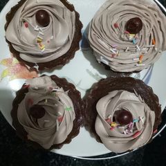 A picture of Chocolate cupcakes.