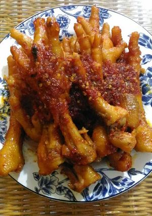 Foto resep Ceker pedas manis / ceker mercon pedas manis