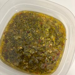 A picture of Chimichurri.