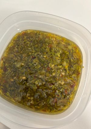 A picture of Chimichurri.