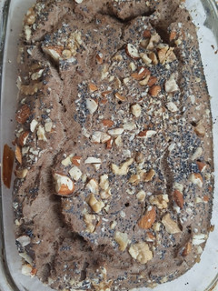 Una foto de Torta de chocolate en licuadora