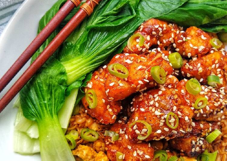 Recipe of Any-night-of-the-week Sticky Honey &amp; Sesame Chicken