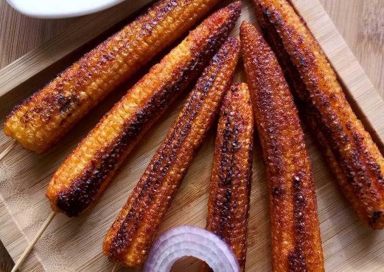 Pan fried Baby Corn / Baby Corn fry