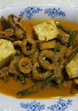 Foto resep Gulai cumi asin