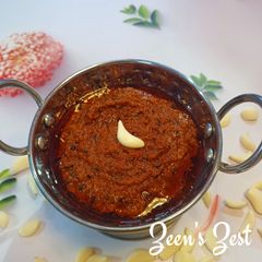 A picture of Rajasthani Garlic Chutney.