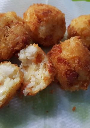 Foto resep Bola-bola Nasi Mozarella