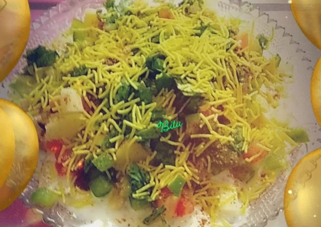 Desi Dahi Papdi Chaat