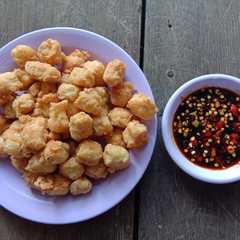 A picture of Popcorn Tahu.