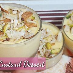 Vanilla Custard Dessert Recipe A picture of Vanilla Custard Dessert Recipe.