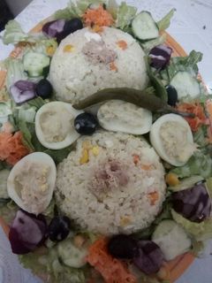 صورة لوصفة سلطة بأرز