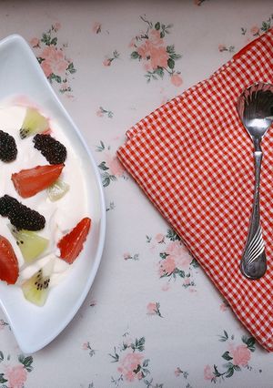 Foto resep Fruity Cream #keto ala Rantie