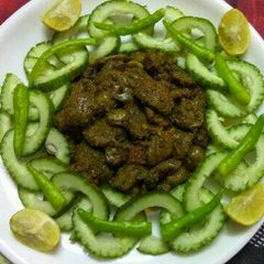 A picture of Mushroom acchar.