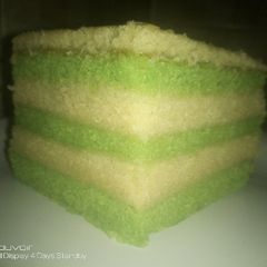A picture of Layered moist cake.