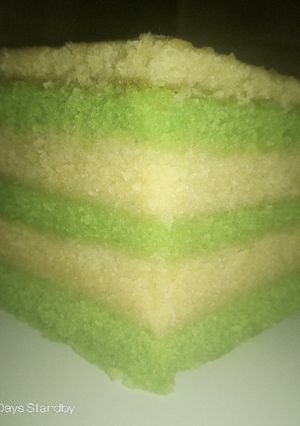 A picture of Layered moist cake.