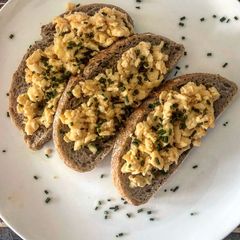 A picture of Miso Butter Scrambled Eggs.