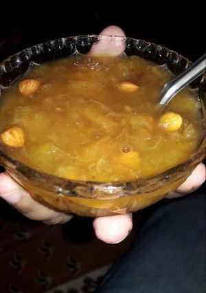 A picture of Qubani ka meetha.