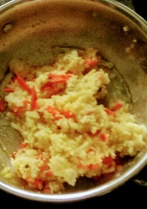 A picture of Carrot rice.