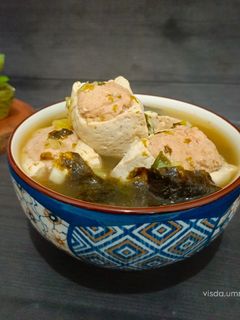 Foto resep Sup Tahu isi Ayam ala Hokben (240 Kalori per Porsi) 🍲
