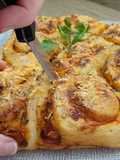 Rolls salados sabor pizza