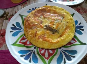 Foto de Omelete de peito de peru e queijo