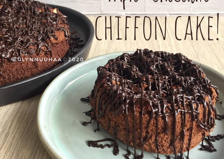 Triple Chocolate Chiffon Cake!