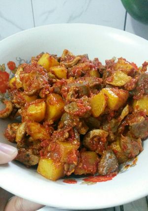 Foto resep Sambel goreng kentang ati ampla