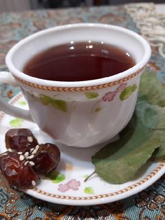 عکسی از دستور دمنوش برگ به