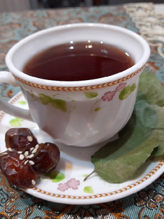 عکسی از دستور دمنوش برگ به