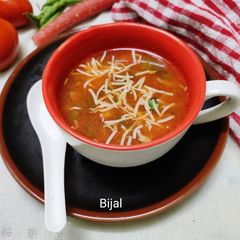 A picture of Ministrone Soup.