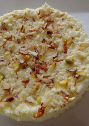 A picture of Milk Cake.