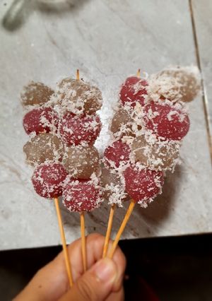 Foto resep Sate singkong pelangi