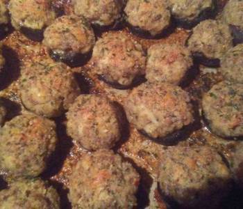 New Recipe Garlic and Herb Stuffed Portabella Mushrooms Practical Delicious