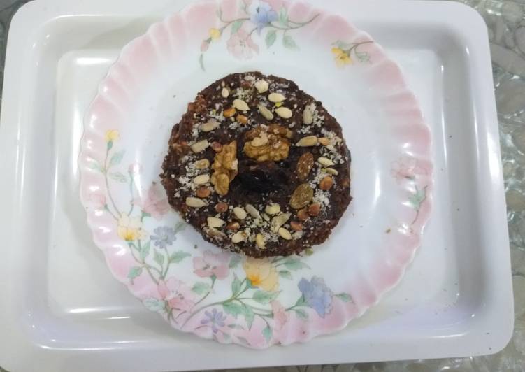 Easiest Way to Make Super Quick Homemade Walnut and dates halwa