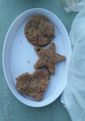 Una foto de Cookies de vainilla con harina integral
