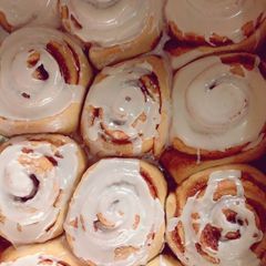 A picture of Cinnamon rolls.