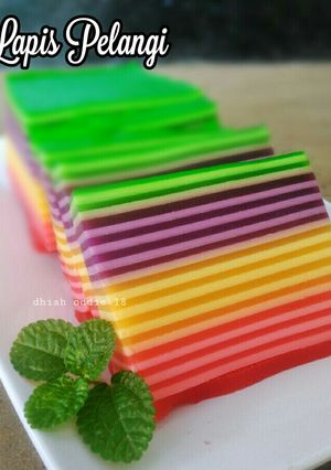 Foto resep Lapis pelangi