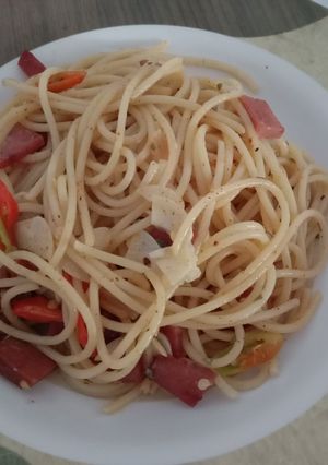 Foto resep Spaghetti Aglio Olio