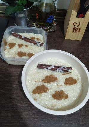 Una foto de Arroz con leche 🍚🥛🍋