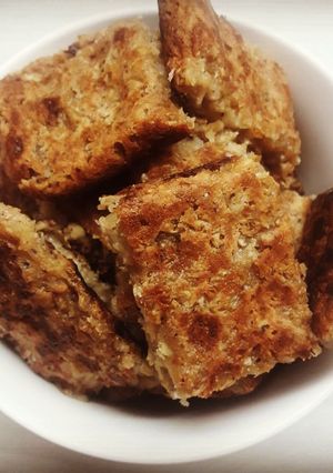 Una foto de Cookies de avena y manzana