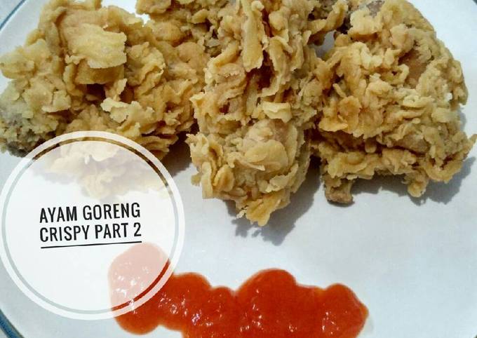 Ayam goreng crispy part 2