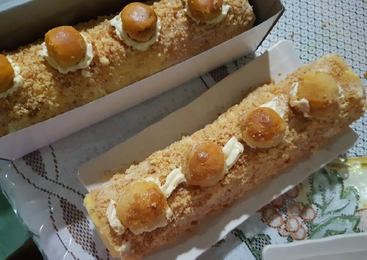 Bagaimana meracik Nastar roll cake yang Sempurna