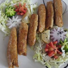 A picture of Shan sheekh kabab.