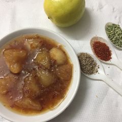 A picture of Lemon ka khatta meetha achaar.