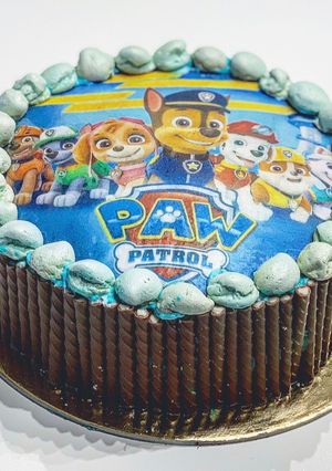 Kakaós Mancs Őrjárat torta recept fotója