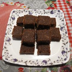 A picture of Anjeer mawa burfi.