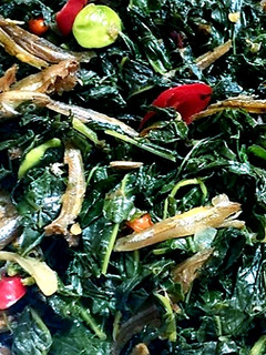 Foto resep Oseng Daun Pepaya Teri Pete